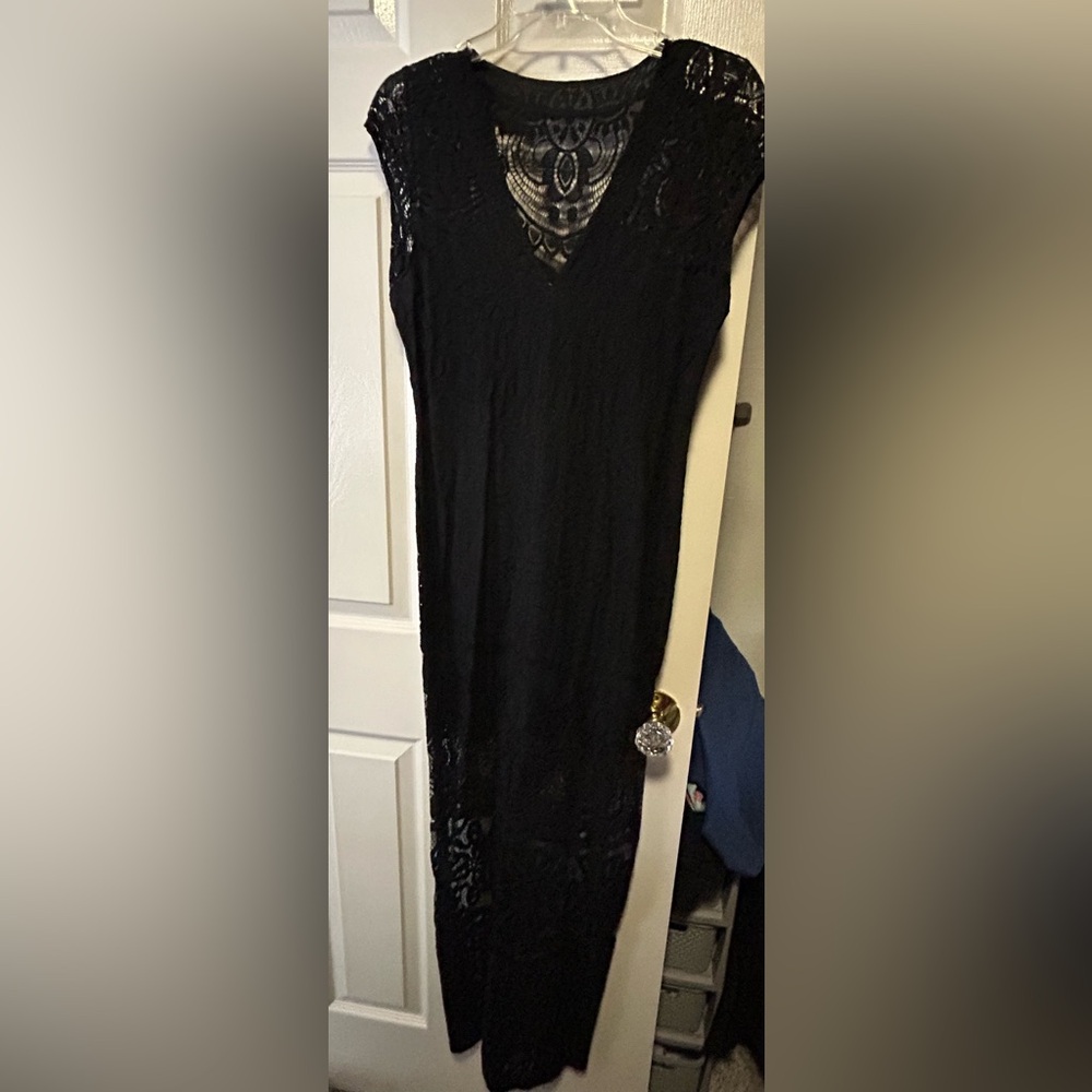 Express Black Lace Dress
